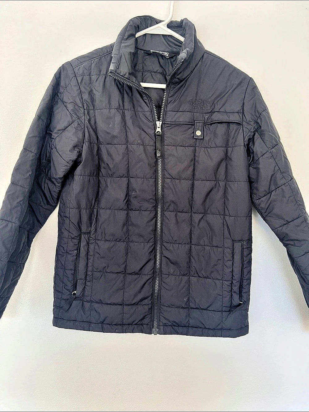Boys The North Face Iron Drift Quilted Jacket Black
